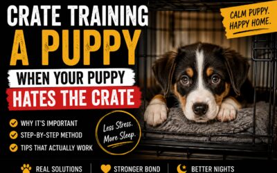 Crate Training a Puppy When Your Puppy Hates the Crate