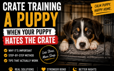 Crate Training a Puppy When Your Puppy Hates the Crate